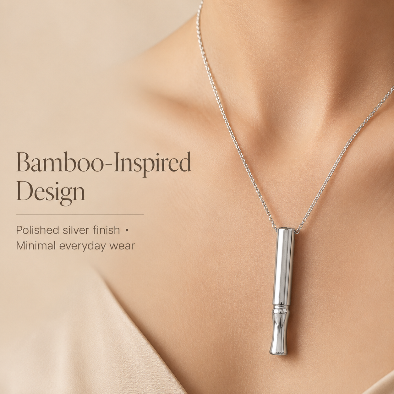 LIVEXZ Bamboo Breathing Necklace